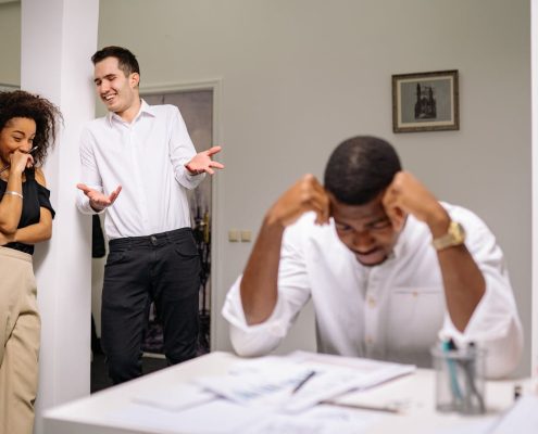 an employee bullied at work