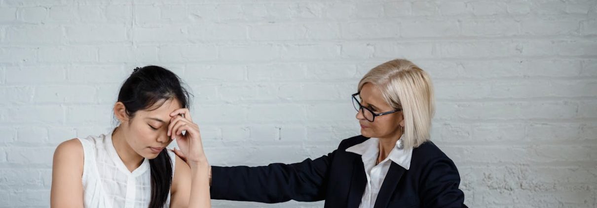 workplace investigator consoles victim