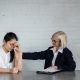 workplace investigator consoles victim