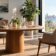 Two empty chairs at a table, one pushed back, representing when workplace mediation isn't the right fit.